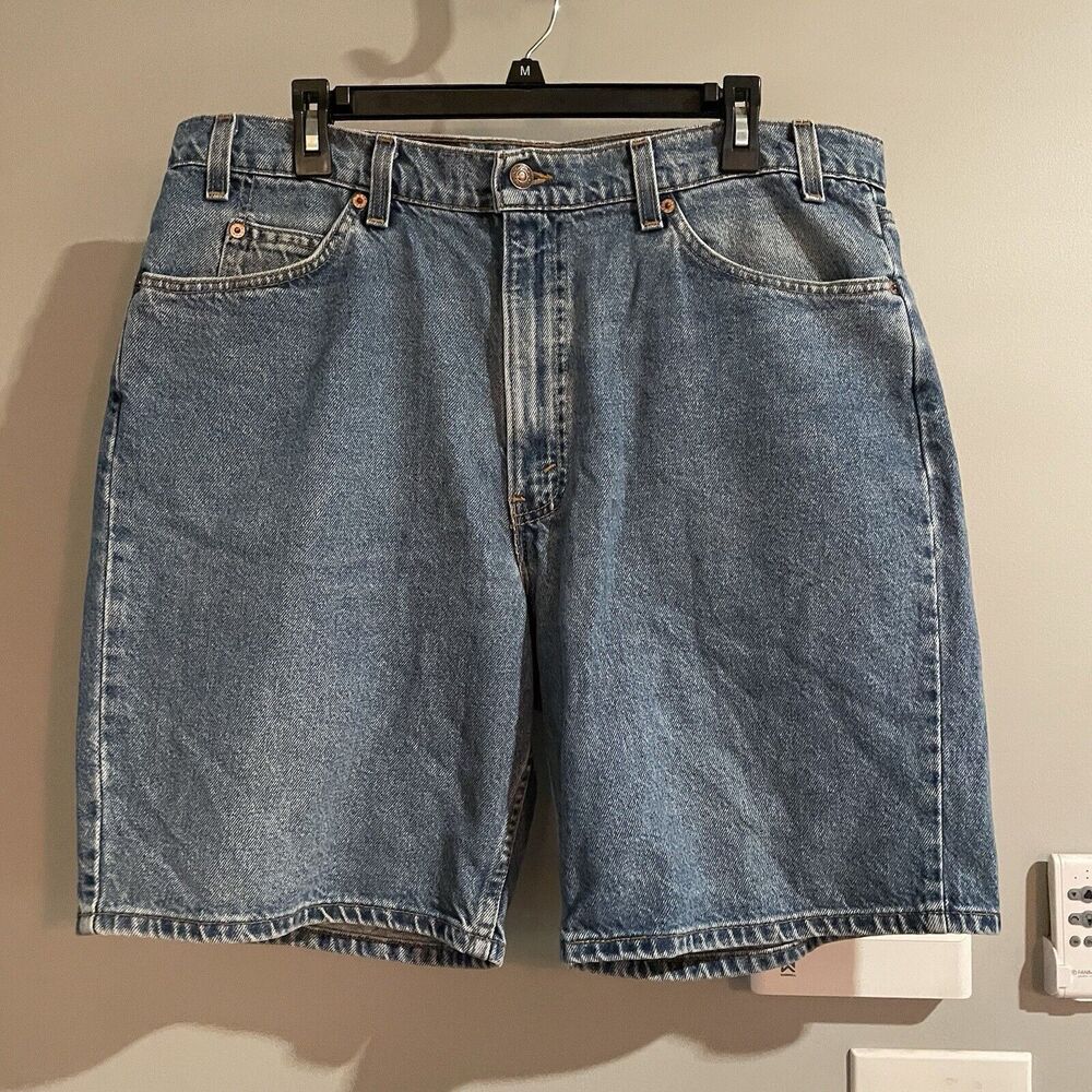 Levis 550 Shorts Vintage Weight‎ Denim Jean USA Made 5 Pocket Mens 38